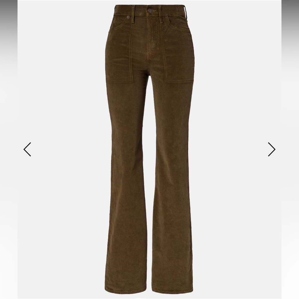 Veronica Beard Crosbie High-Rise Wide-Leg Corduroy Pant